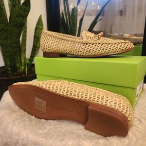 Sam Edelman Lowell Natural Raffia shoe sz 8